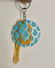 Geometric Arabic Letter Bag Charm / Keychain - Naqsha