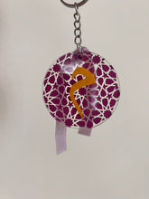Geometric Arabic Letter Bag Charm / Keychain