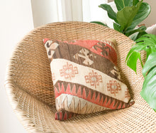 Brown Kilim Pillowcase - Naqsha