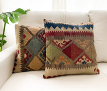 Multicolour Kilim Pillowcase - Naqsha