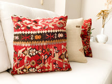 Red Kilim Pillowcase - Naqsha