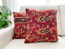 Red Kilim Pillowcase - Naqsha
