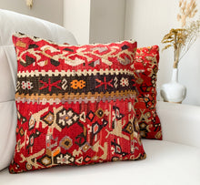 Red Kilim Pillowcase - Naqsha